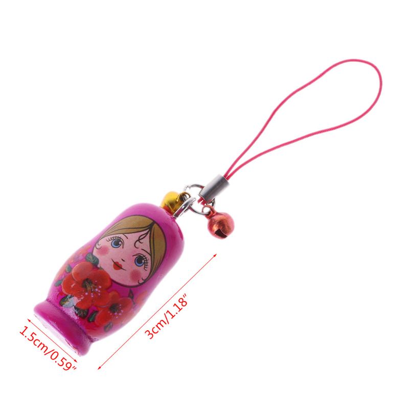 Móc khóa búp bê Nga Matryoshka dễ thương