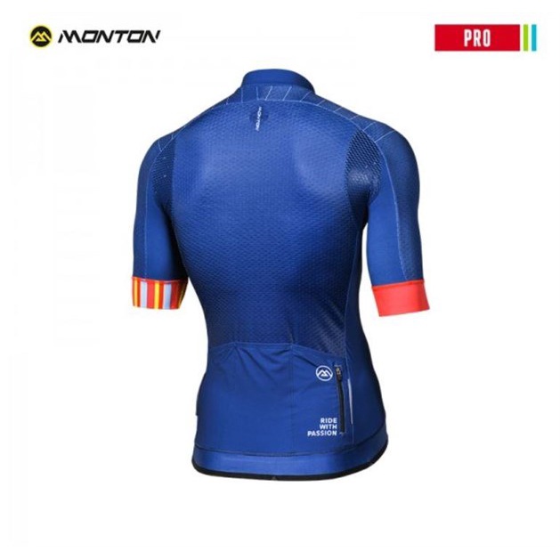 Áo đạp xe ngắn tay Monton Gesato deep blue