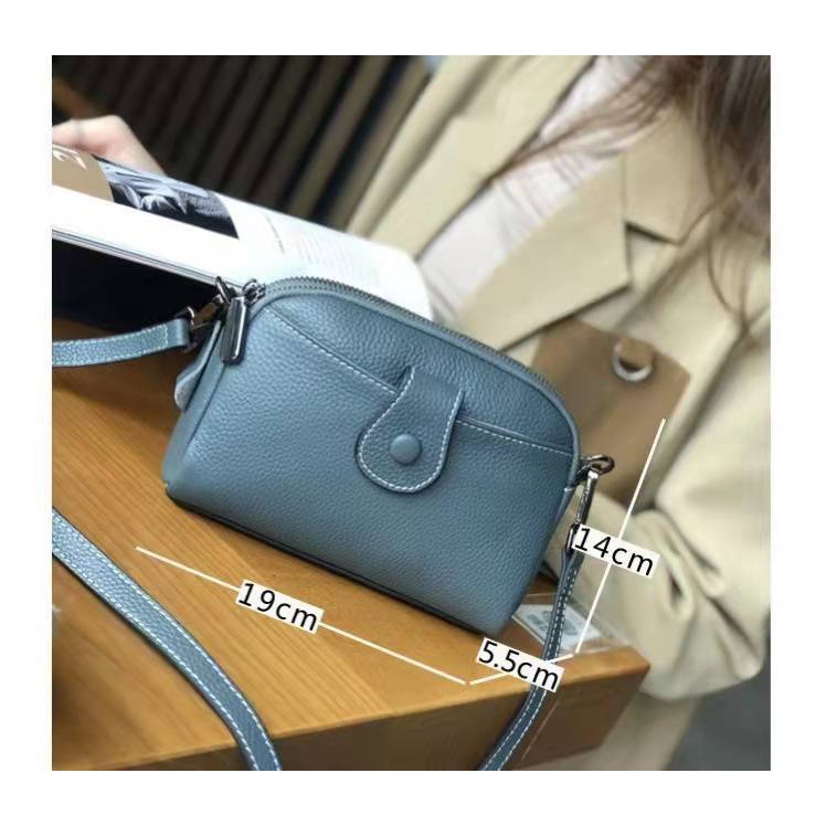 Túi Đeo Vai Mini Bằng Da Bò Thật Thời Trang Cho Nữ