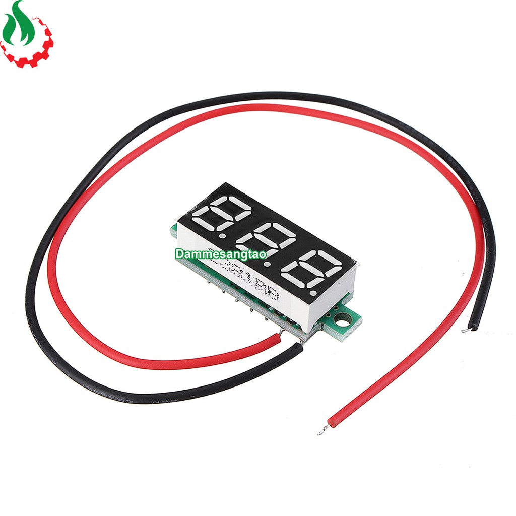 Vôn kế DC 2.5V - 30V màn hình led dây 0.28 inch