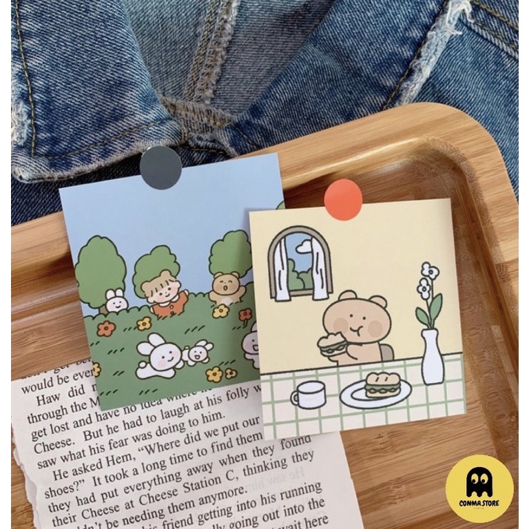 Card ảnh trang trí balo | decor dán tường cute xinh xinh 🧸 HÀNG CÓ SẴN