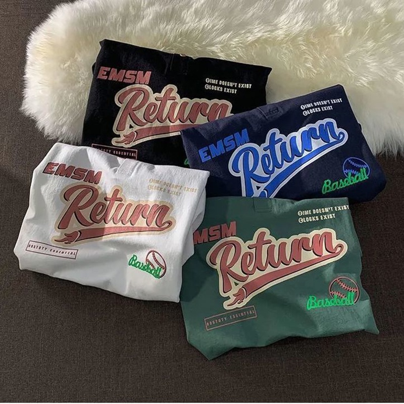 IELGY Áo thun polo tay ngắn phong cách thời trang retro dành cho nữ