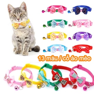 Vòng cổ đính nơ xinh xắn cho thú cưng