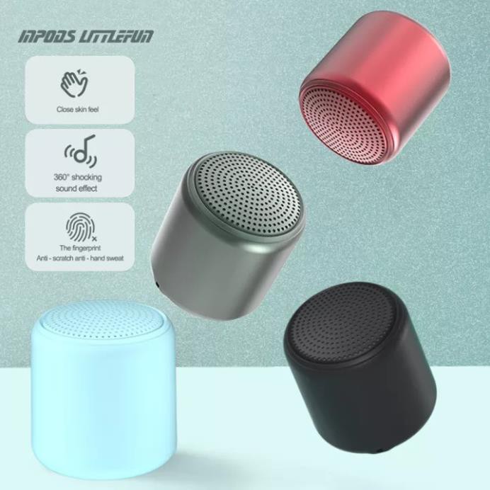 Loa Bluetooth Siêu Mini Inpod LittleFun TWS V5.0, Nhỏ Gọn  - Âm thanh lớn | BH 6 Tháng