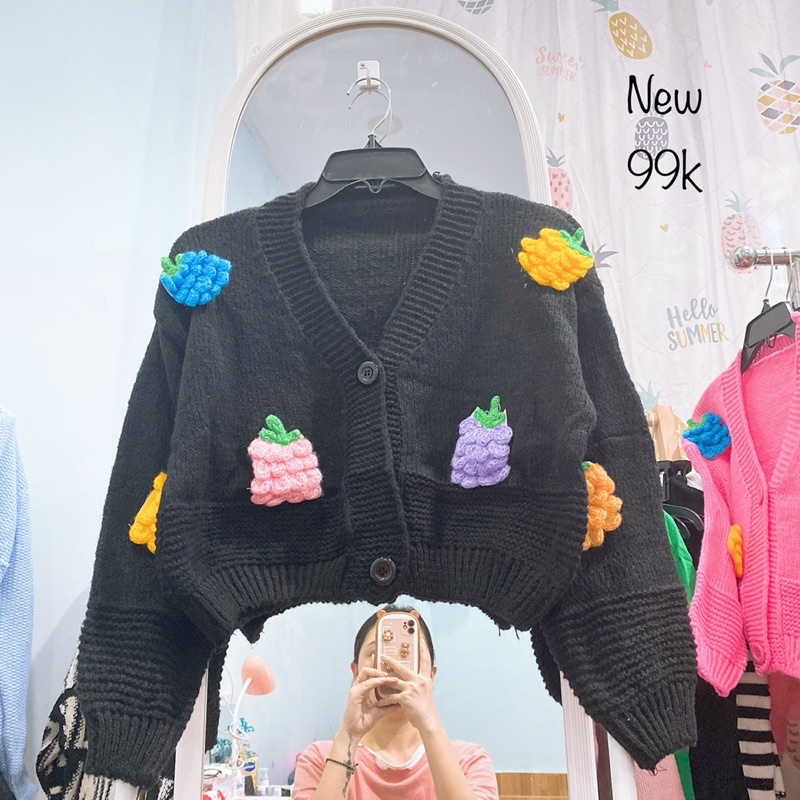 KHOÁC LEN CADIGAN NHIỀU MẪU