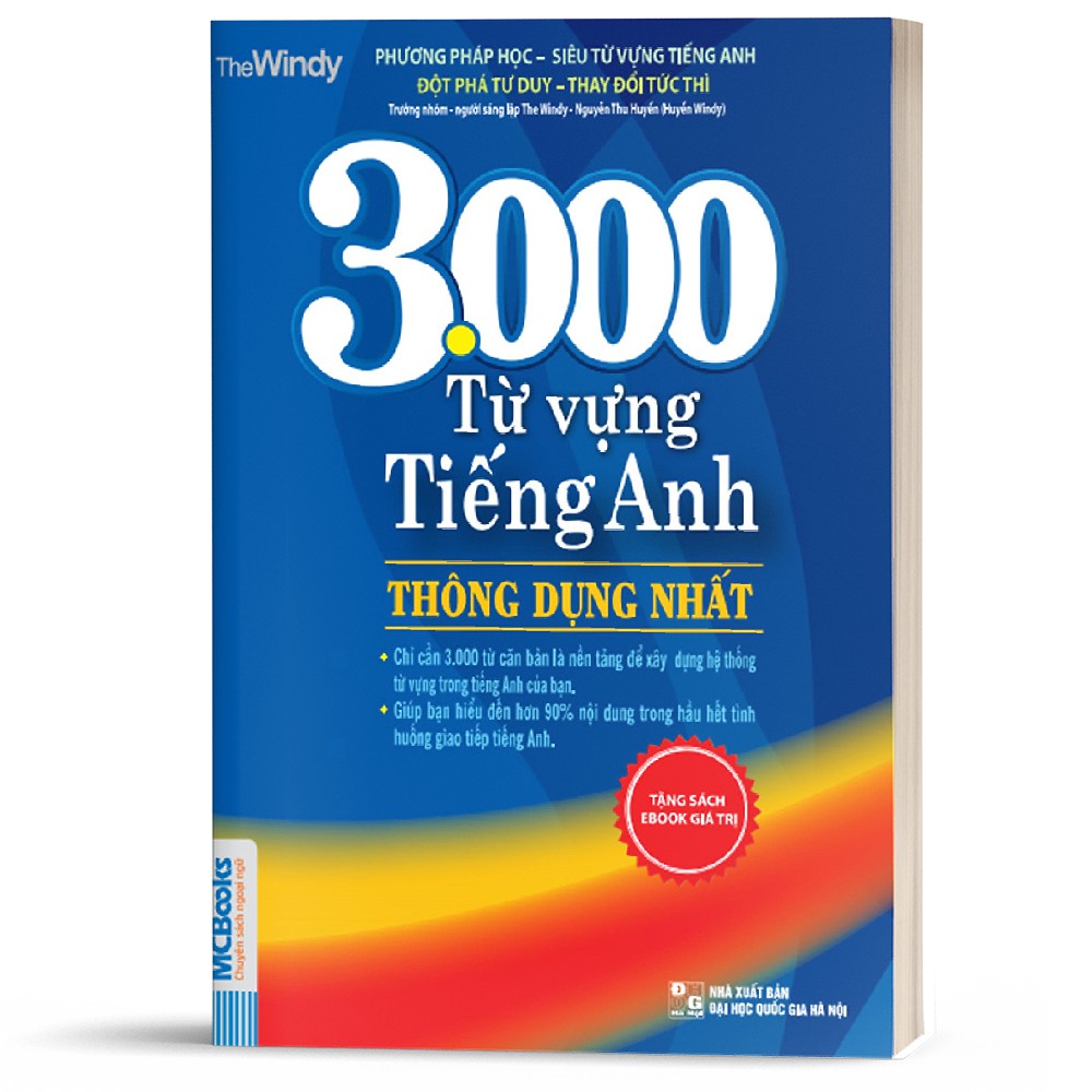 Cuốn sách 3000 Từ Vựng Tiếng Anh Thông Dụng Nhất (Tái Bản)