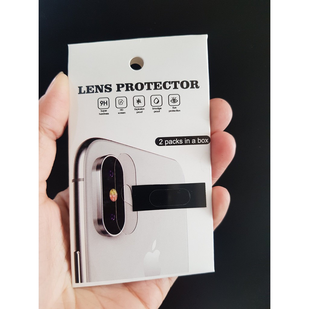 Set 2 Miếng Film dán bảo vệ Camera iP7/iP8 Plus, iPX/Xs, iPXs Max