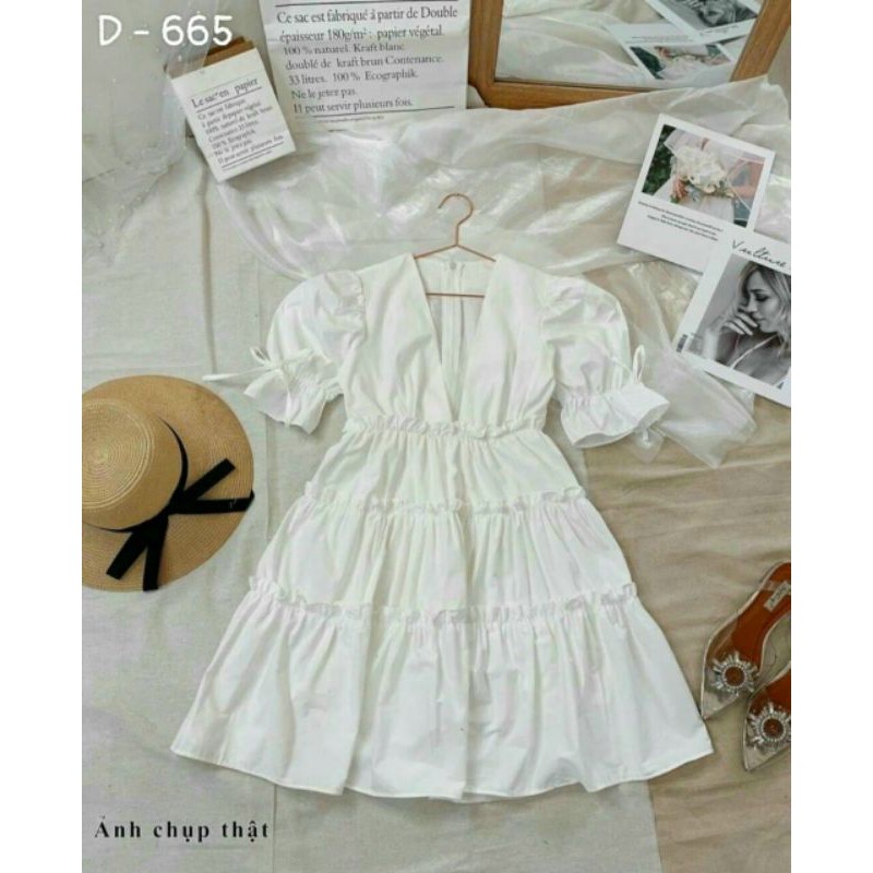 Đầm babydoll tầng BIGSIZE 60 ĐẾN 100 KÝ