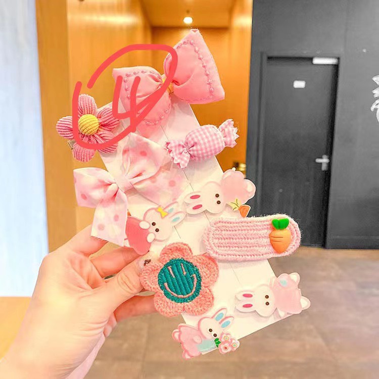 Set 10 Chiếc Cặp Tóc Siêu Xinh Dành Cho Các Bé Mẫu Hottrend 2022 - Hàng Quảng Châu