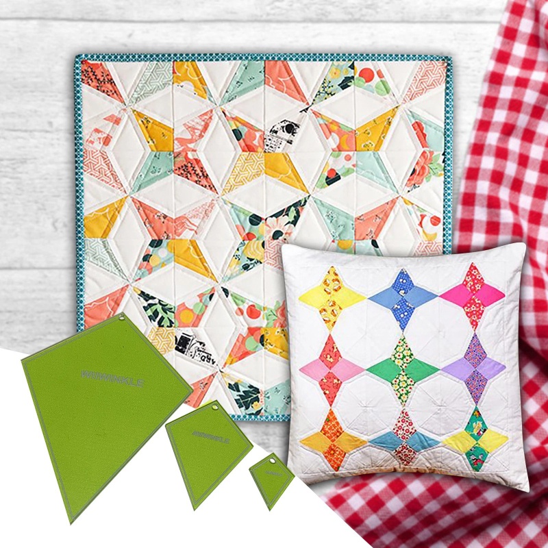 Bộ 3 Thước Đo Cắt Vải May Có Thể Tái Sử Dụng Cho Thợ May