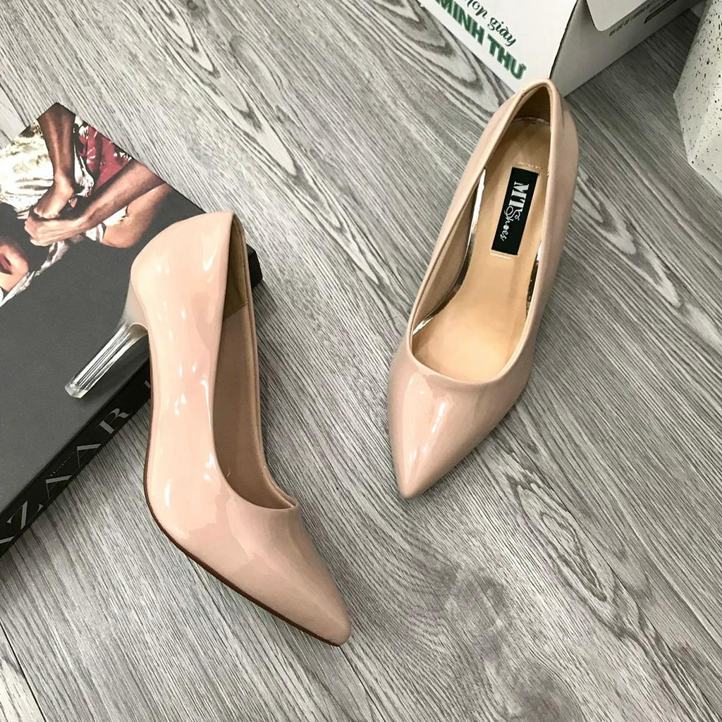 [shop giay minh thu]Giày cao gót mũi nhọn 7cm MT646