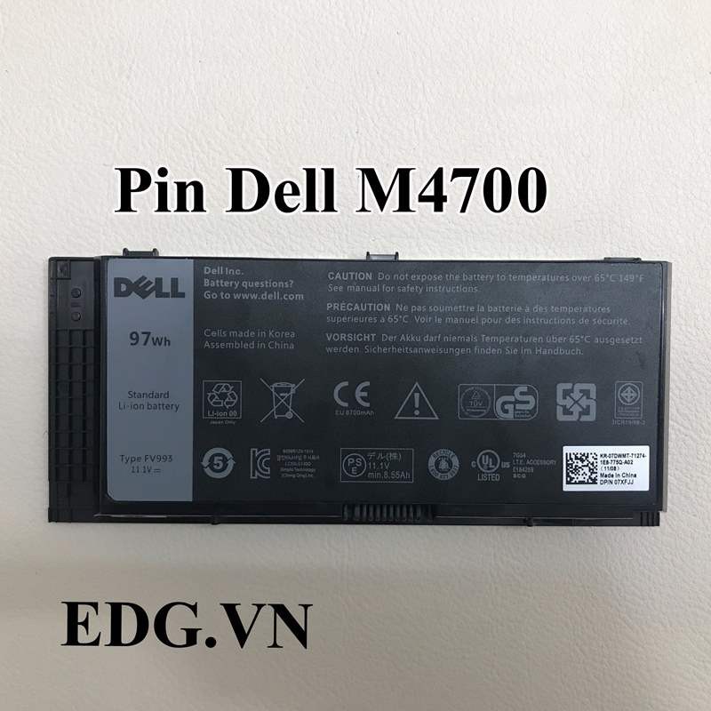 Pin Laptop Dell M4700 M6700 hàng nhập khẩu