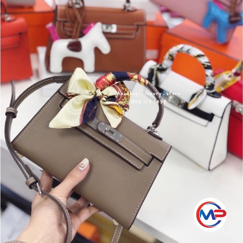Khăn lụa quấn quai túi siêu xinh mềm đẹp, phụ kiện kiện dành cho túi xách - Hana Bag