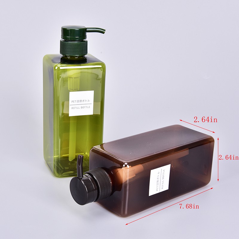Hl Bình Nhựa Rỗng Đựng Mỹ Phẩm / Mỹ Phẩm Dung Tích 650ml Tiện Dụng