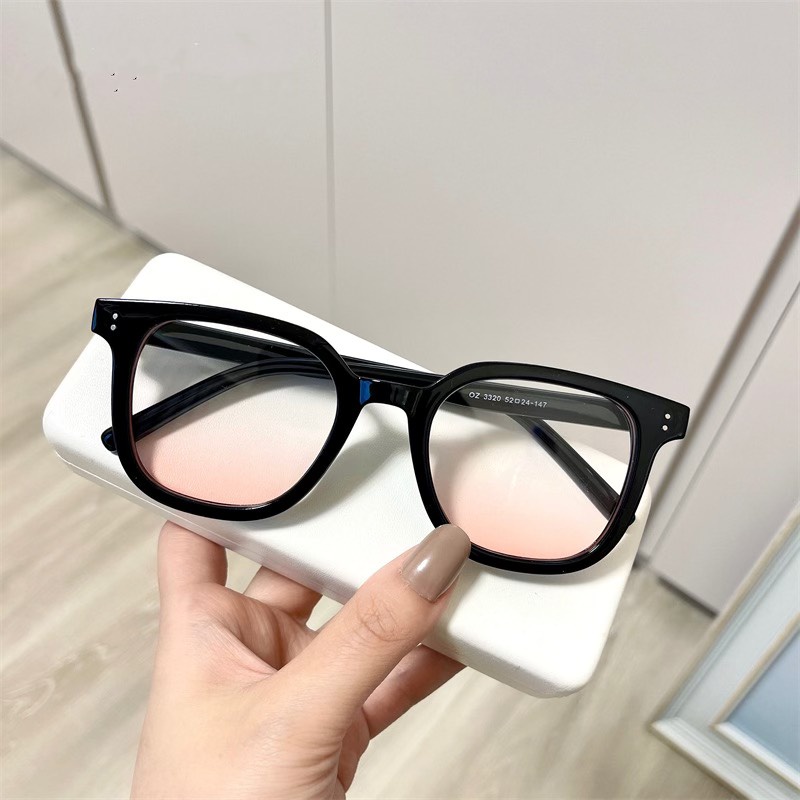 Mắt Kính Thời Trang Kính Râm Y2K Form Vuông Pha Hồng Baby Phong Cách Ulzzang Siêu Xinh - Hazo