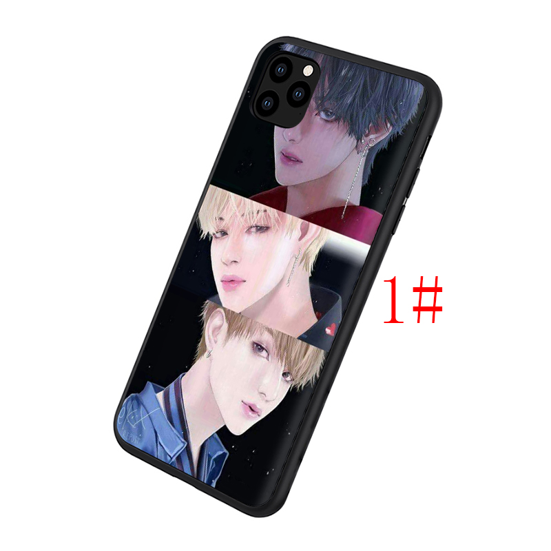 Ốp điện thoại silicon mềm TPU in hình W107 Korean Boys Fake Love cho iPhone 11 12 Pro Mini XS Max X XR