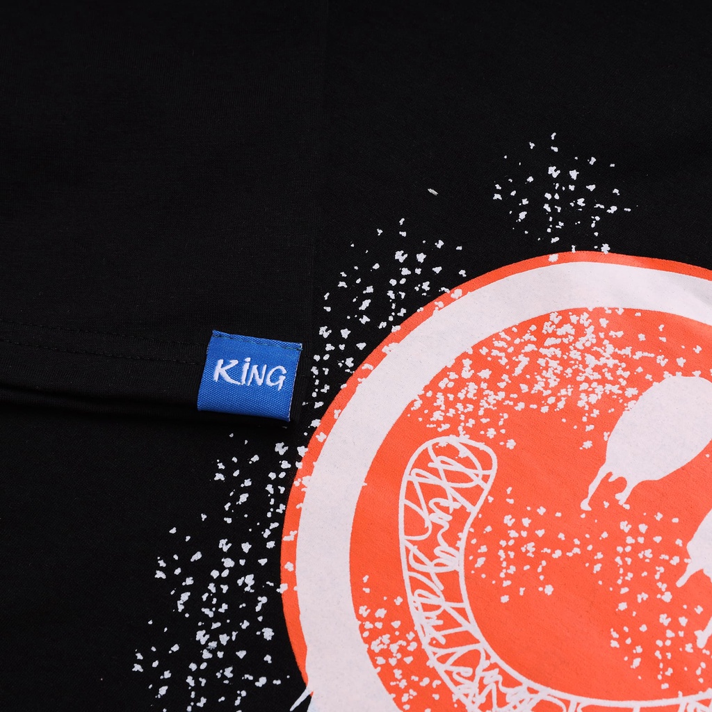 Áo Thun KING BRAND Nam Nữ Cá Tính, Áo Phông King Đường Phố Unisex Màu Đen V1