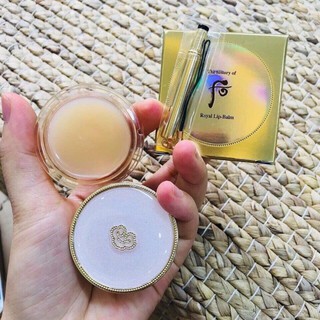 [AUTH] Son dưỡng ủ môi Whoo Gongjinhyang Mi Royal Lip Balm không màu fullsize 7 gam