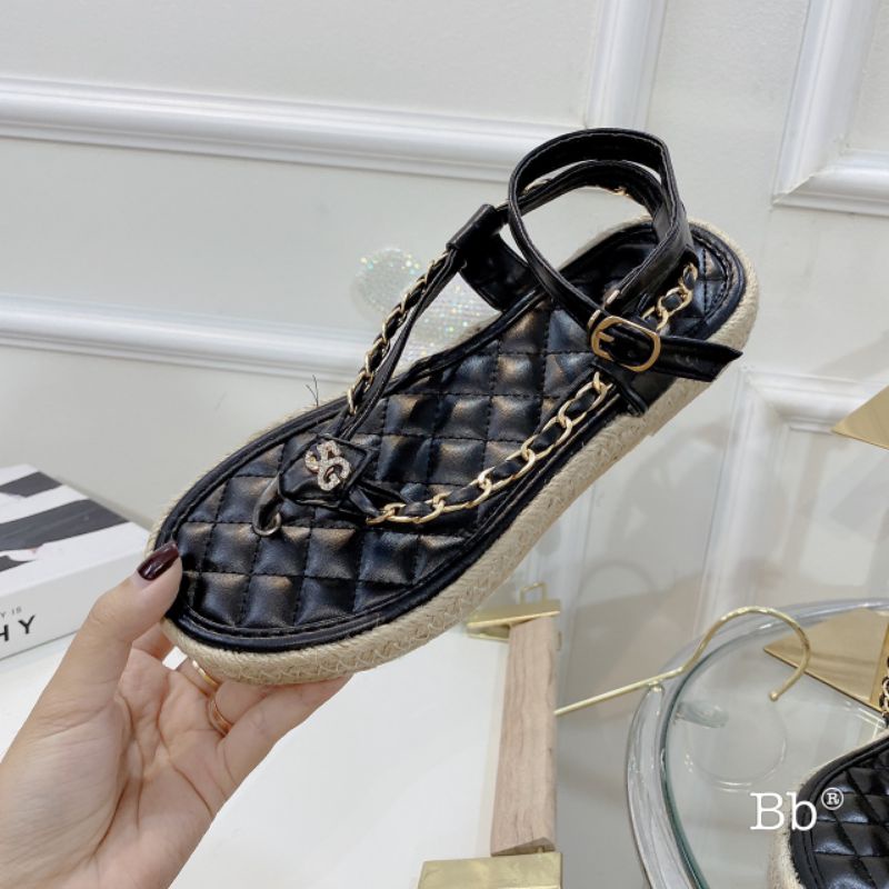 ❣️❣️❣️Sandal cói khoá đá siêu xinh