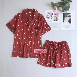 Pijama Lụa Cộc Tay Cao Cấp Y40