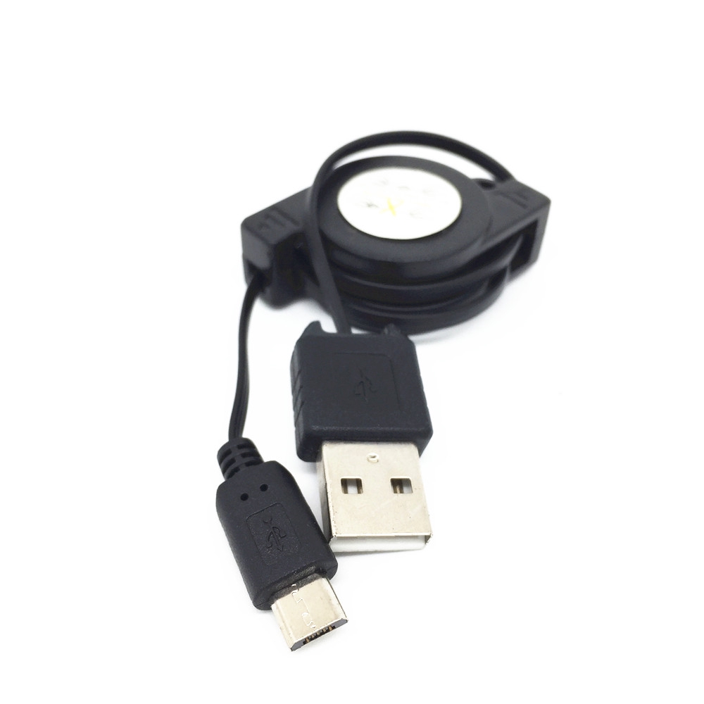 Cáp sạc đồng bộ dữ liệu Micro USB có thể thu vào cho Samsung Galaxy Note 2 3 4 Edge S3 Neo N719 N710