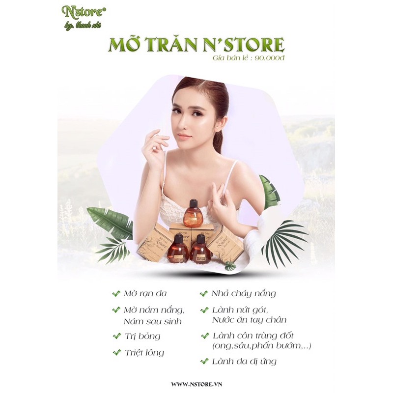 Mỡ trăn , MỠ TRĂN NGUYÊN CHẤT N’STORE MỠ TRĂNG NGUYÊN CHẤT N’STORE [Hàng cty mẫu mới có hộp] | BigBuy360 - bigbuy360.vn