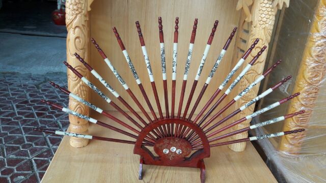 Đũa thờ bộ 10 đôi bằng gỗ đẹp