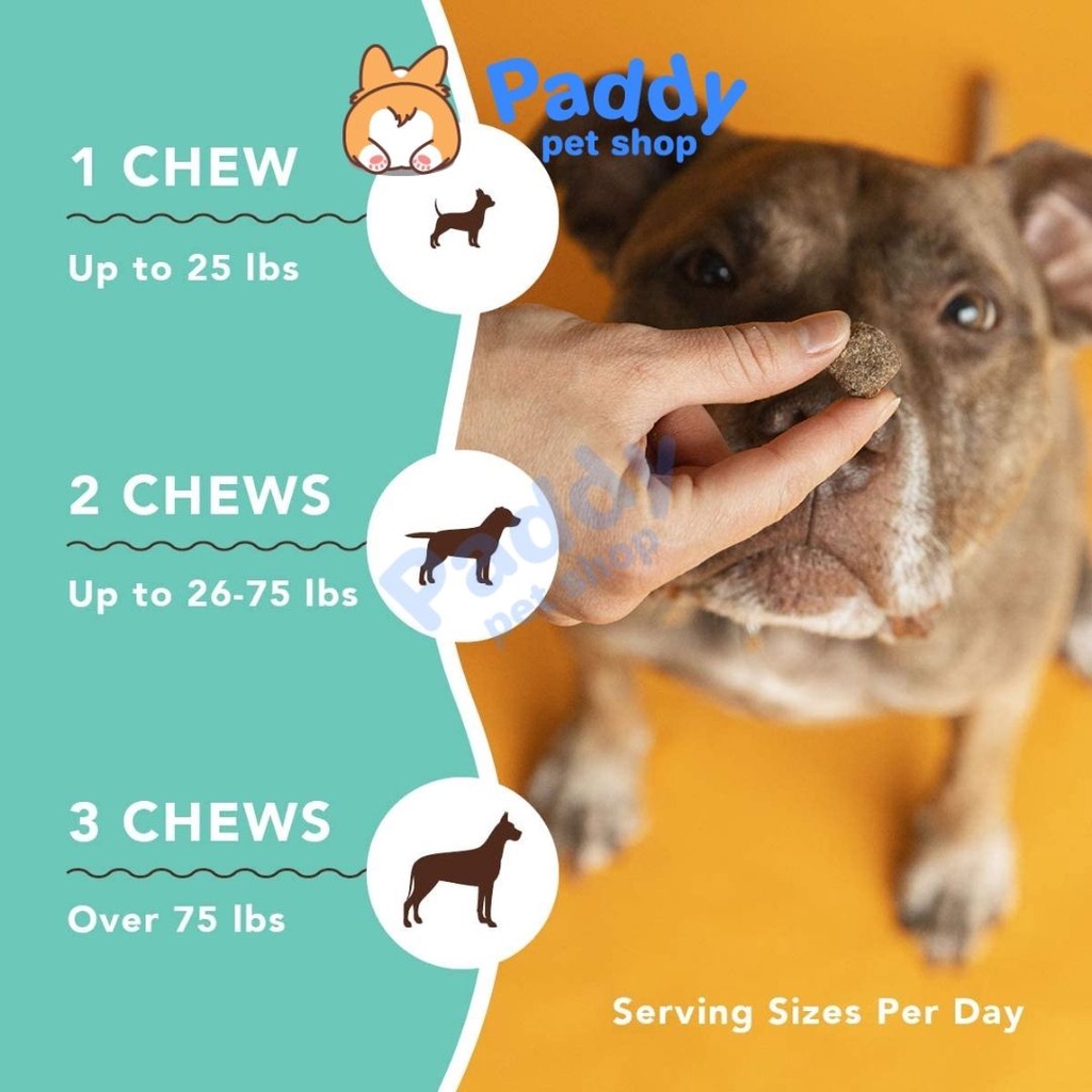 Viên Dưỡng Xương Khớp &amp; Lông Da Natural Pet Cho Chó Mèo (Hộp 60 viên)