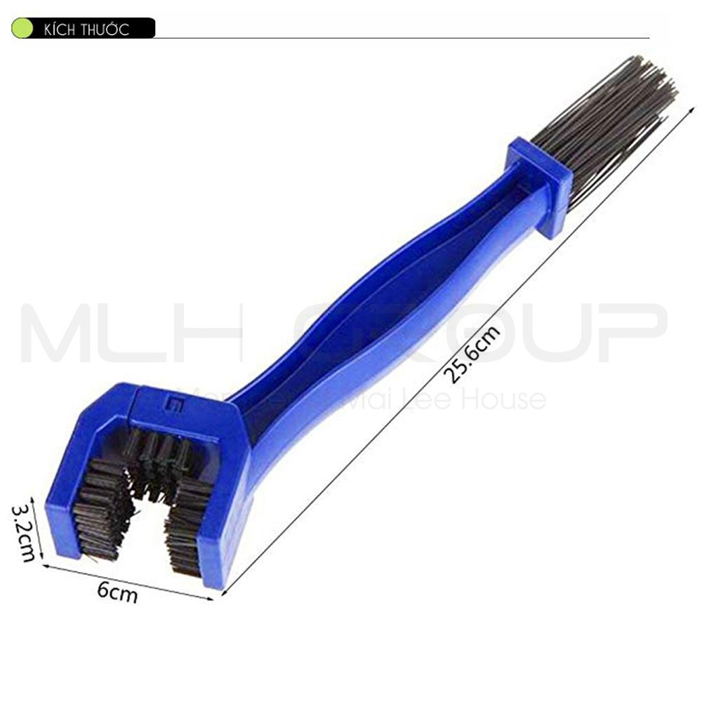 Bàn Chải Chà Sên Xích Xe Đạp 3D Giúp Vệ Sinh Sên Xích Líp Đĩa Chuyên Dụng Cho Xe Đạp, Xe Máy MLH