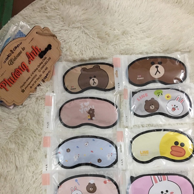 BỊT MẮT NGỦ MẪU LINE | BigBuy360 - bigbuy360.vn