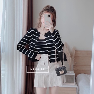 Set 2 món áo khoác sọc + 2 dây🔥