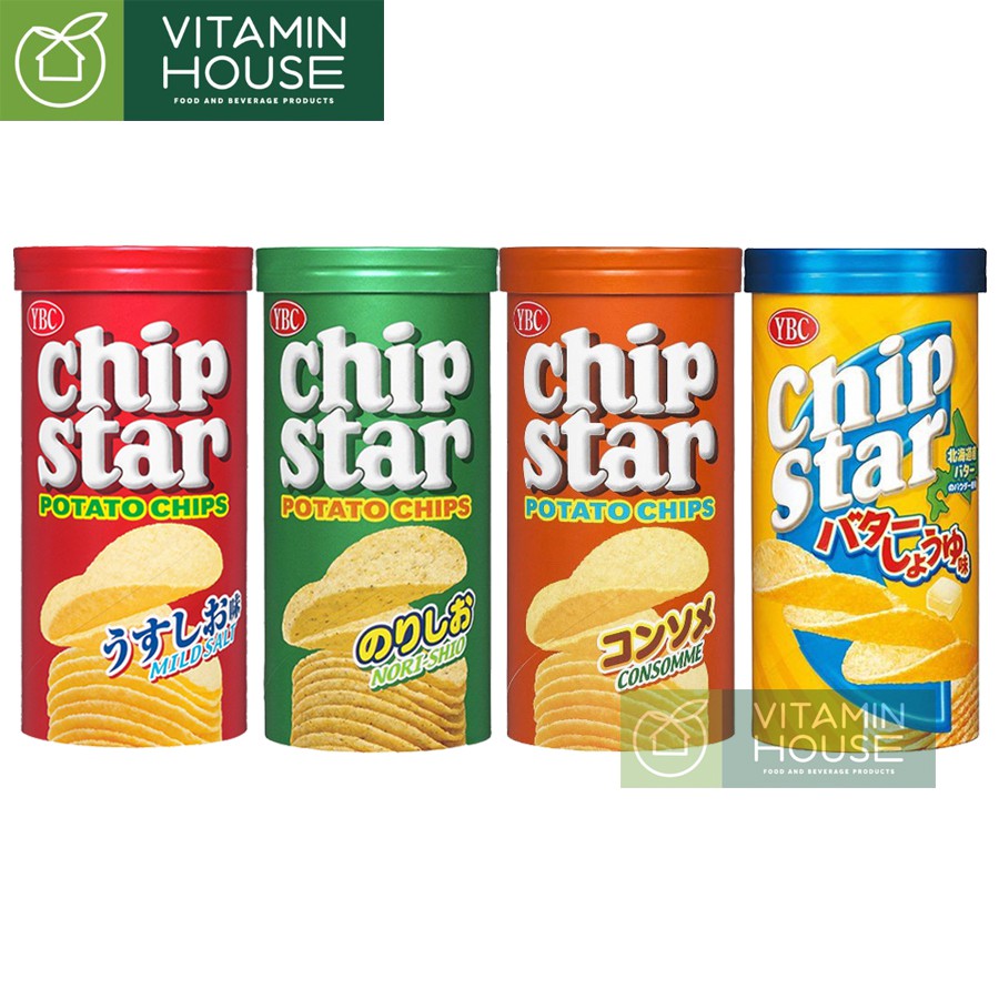 Snack Khoai Tây YBC Chipstar Nhật 50g [Vitamin House]