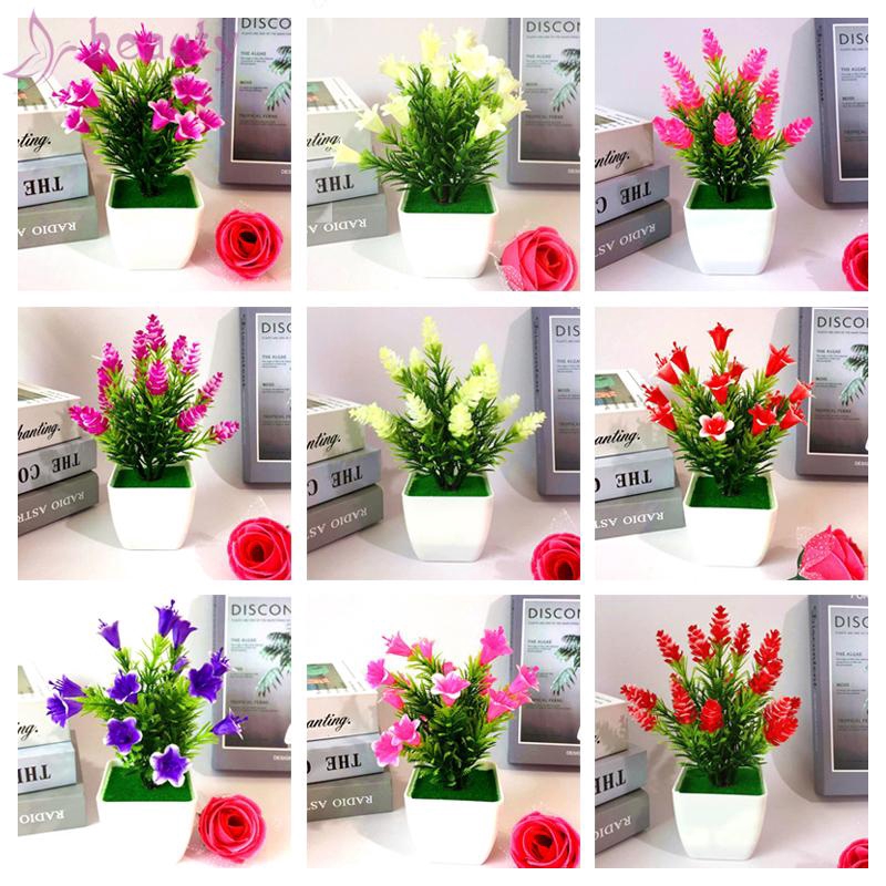 Chậu cây trái thông/hoa lily nhân tạo trang trí để bàn đa dụng sống động