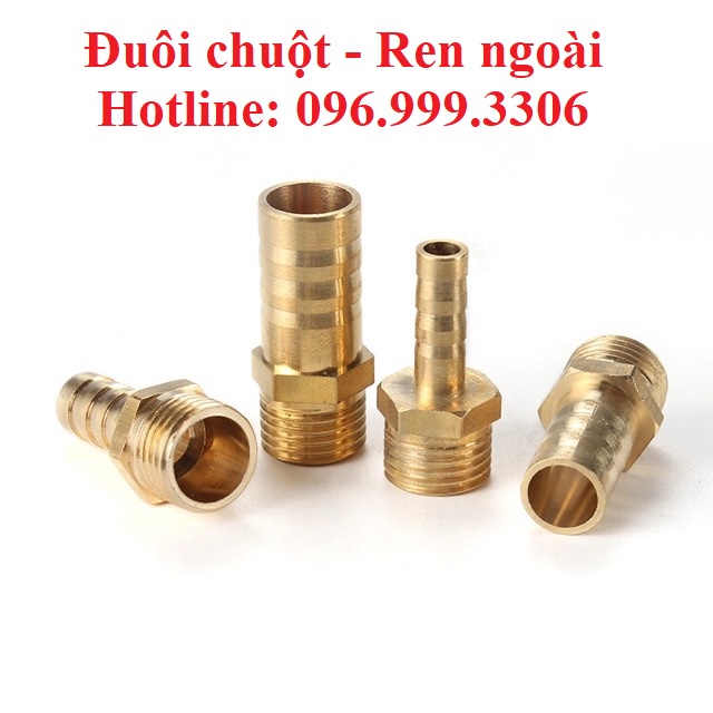 Nối đuôi chuột ra ren ngoài đồng thau