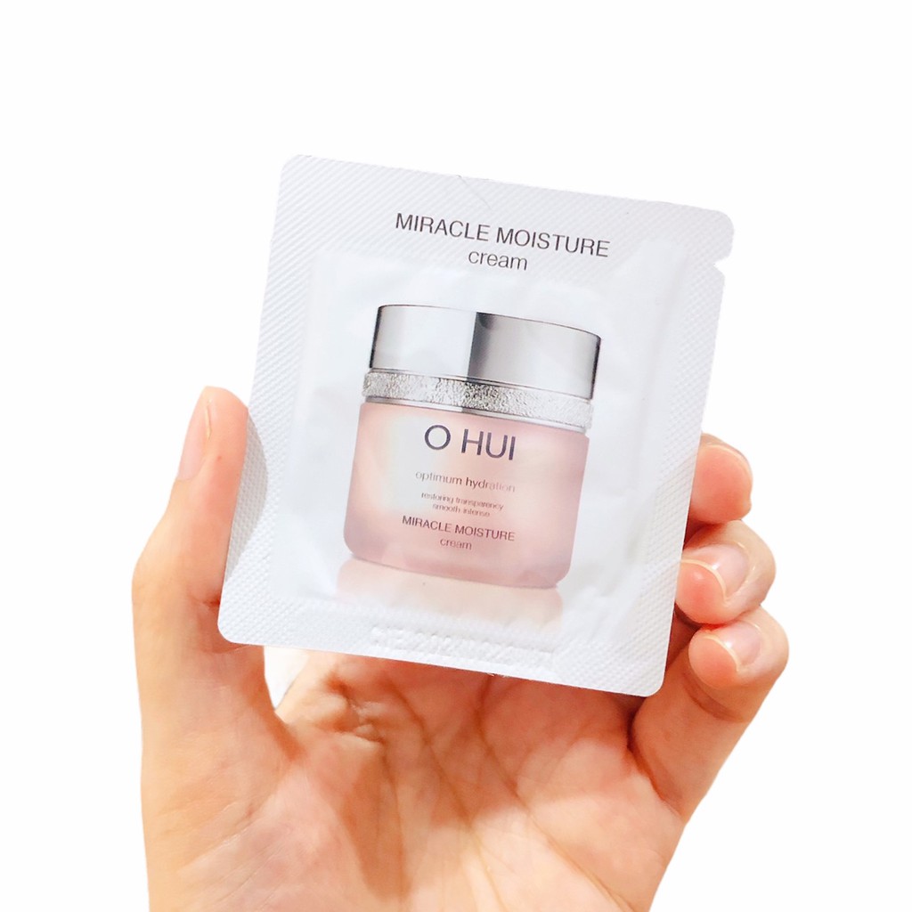 Sample Kem Dưỡng Ẩm Trắng Hồng Ohui Hồng Miracle Moisture Cream