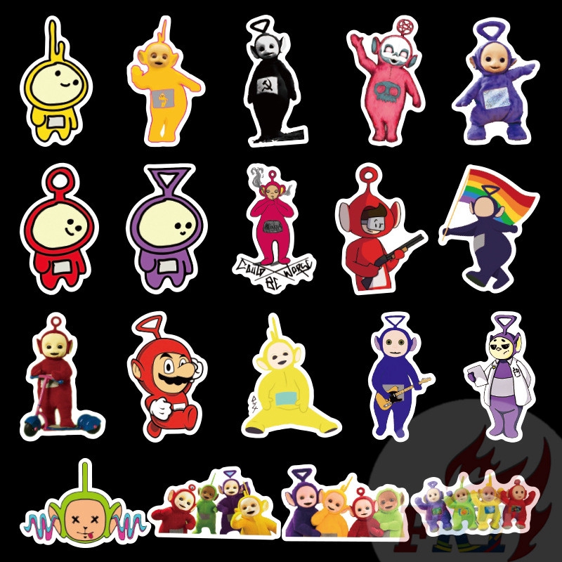 ❉ Teletubbies Series 01 Tinky Winky Dipsy Laa-Laa Po Stickers ❉ 50Pcs/Set Cartoon Fashion DIY Mixed Decals Doodle Stickers