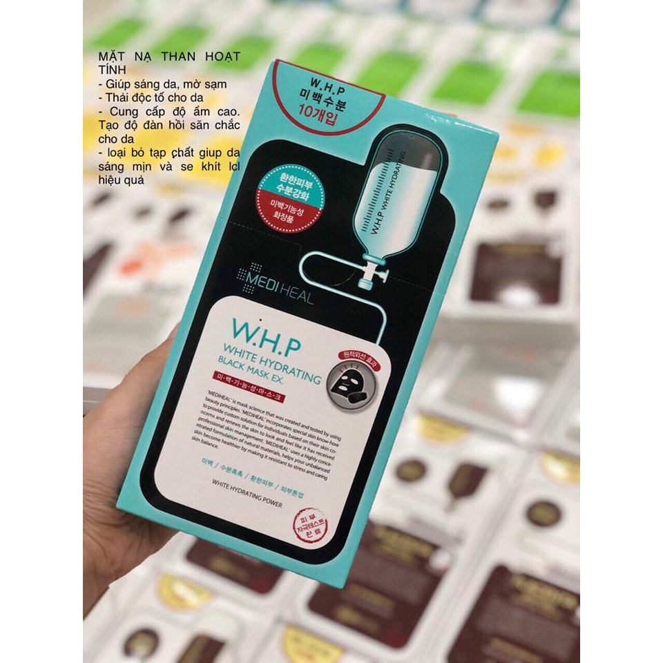 Mặt Nạ MEDIHEAL Vita tea tree collagen nmf whp ipi Essential combo 10 miếng hàng nội địa Hàn Quốc