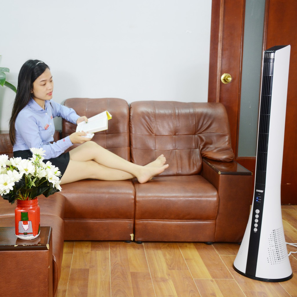 Quạt tháp thông minh UNOLD 86890 Quạt không cánh kèm lọc không khí
