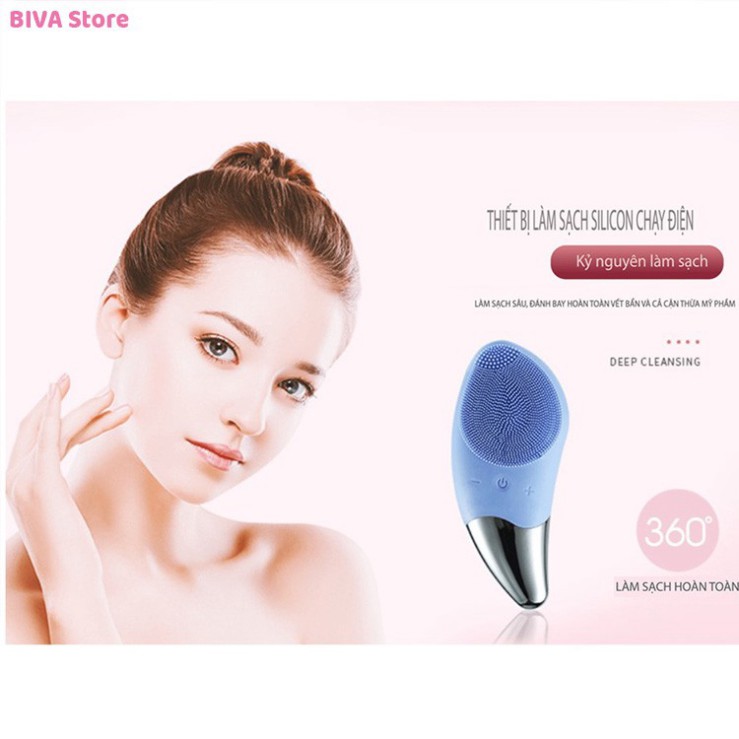 Máy Rửa Mặt Chính Hãng SONIC FACIAL CLEANSING STANDARD, Máy Rửa Mặt Bằng Sóng Âm