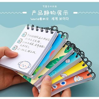🍐 Sổ Tay Lò Xo Siêu Cute Nhỏ Gọn Bỏ Túi