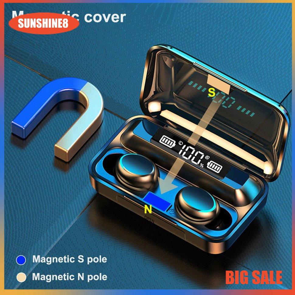 【SUN】Wireless Earphone Gaming Music Headset Touch Control In-ear Sport Earbuds
