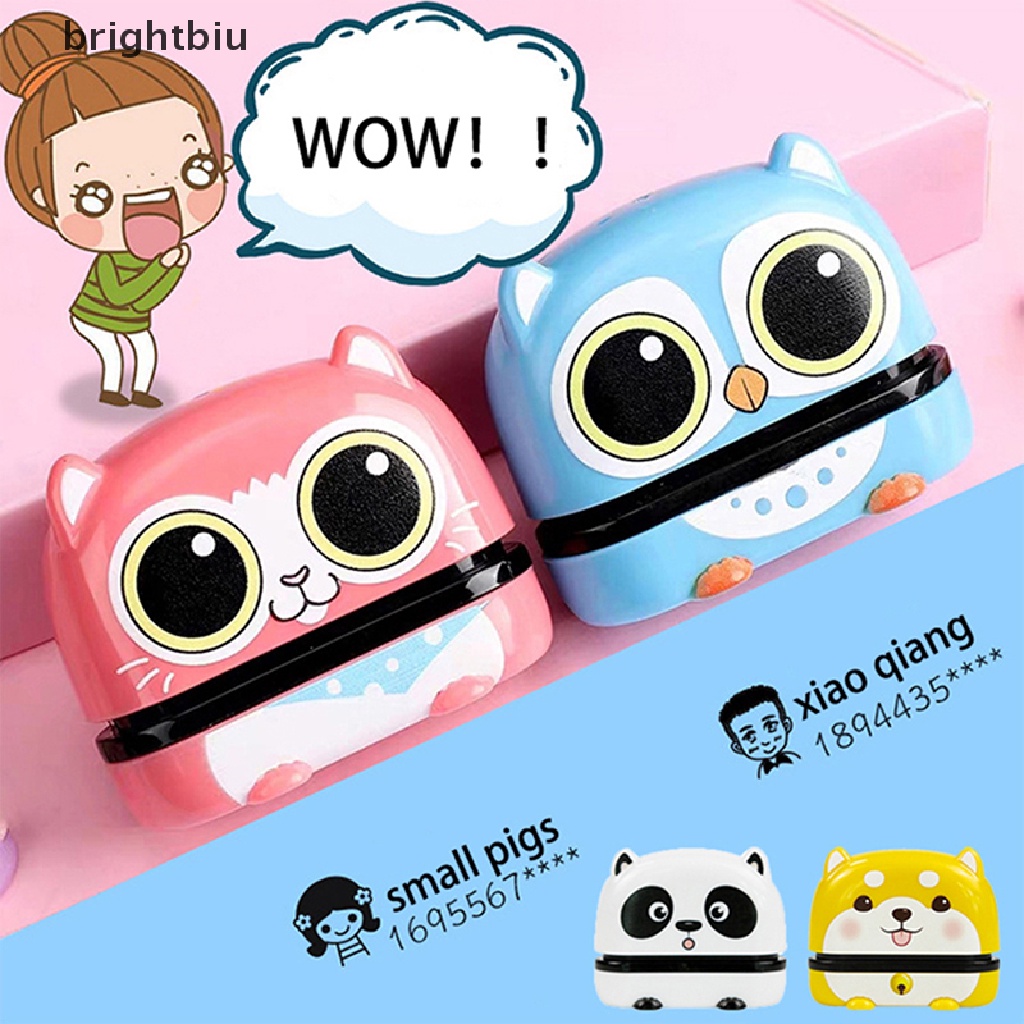 Con Dấu Đóng Tên Lên Quần Áo In Họa Tiết Hoạt Hình Dễ Thương Cho Bé