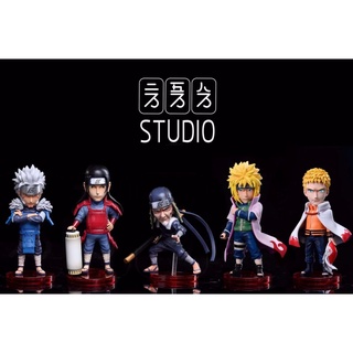 Mô hình Naruto Resin Chính hãng - Hokage Hashirama, Tobirama, Sarutobi, Minato 258W Studio