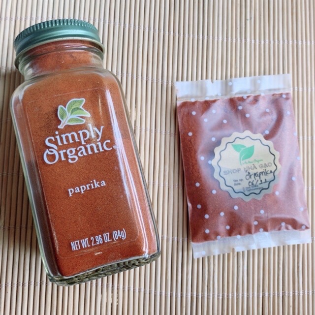 Bột ớt hữu cơ simply 15g