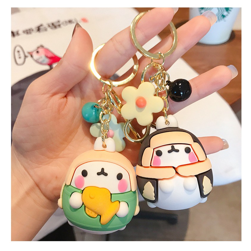 Móc khóa Molang cute