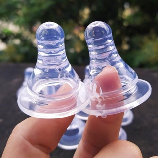 Núm ti silicon cổ hẹp(xoắn) cho một số bình [kichilachi, pigeon, Wesser, GBBaby....]