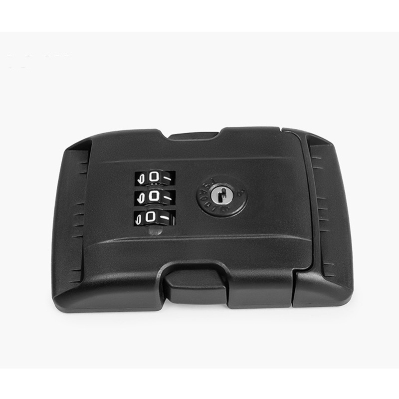 QQ Ổ Khóa Mật Khẩu Bằng Nhựa Màu Đen Chống Trộm An Toàn Tiện Dụng Mang Theo Du Lịch