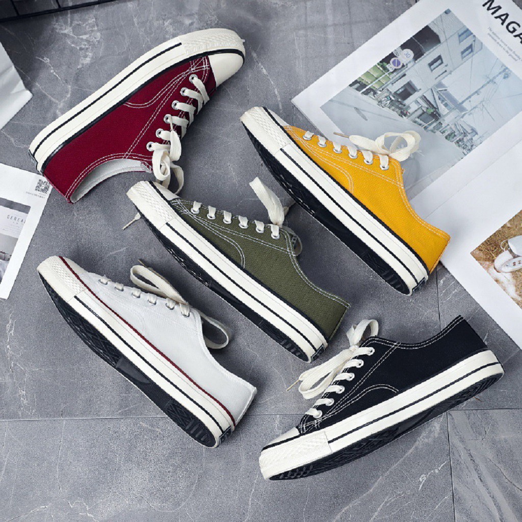 Giầy thể thao nữ CV cổ thấp (Kèm Clip tự quay)