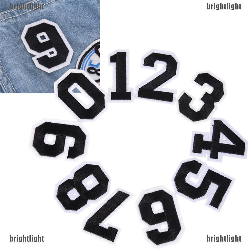 Bộ 10 Quần Áo Sắt Có Số 0-9