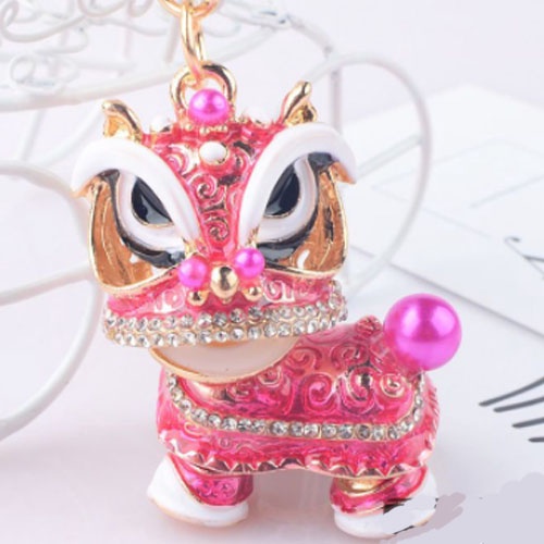 Móc treo chìa khóa ô tô xe máy hình Kỳ Lân